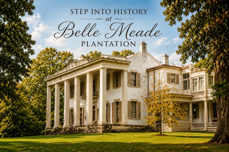 Belle Meade Plantation in Nashville, Tennessee—historic estate behind Tamera Alexander's Belle Meade Plantation Novels